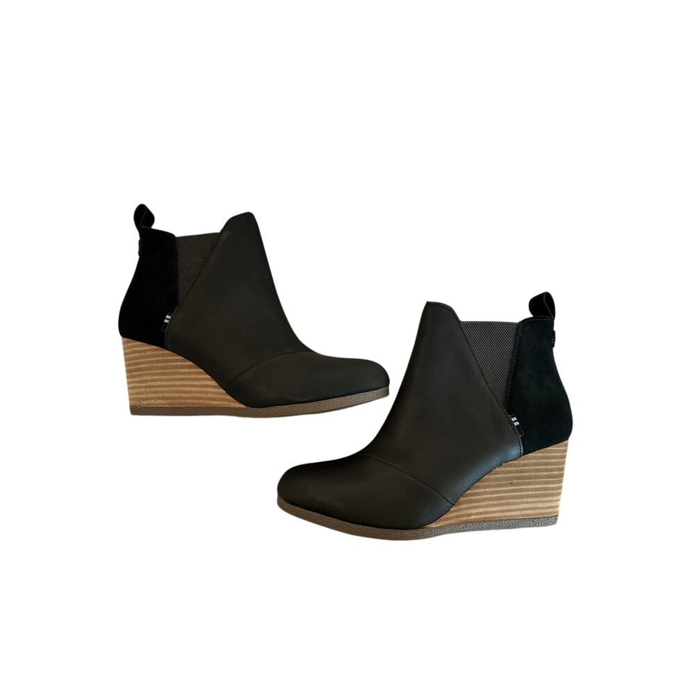 TOMS Clare Wedge Ankle Booties